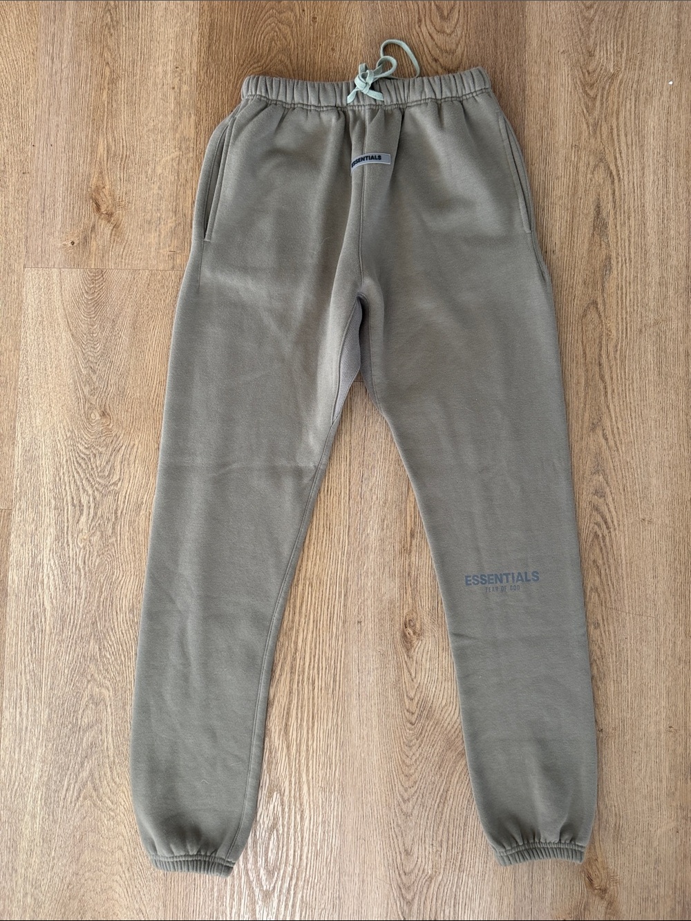 Essentials Fear of God Olive Drawstring Jogger Sweatpants